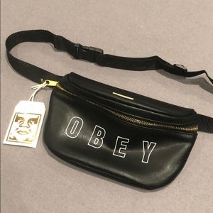 NWT Obey black sling bag
